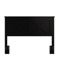 thumbnail image 5 of Home Design Raleigh Full/Queen Wood Headboard, Black, 5 of 8