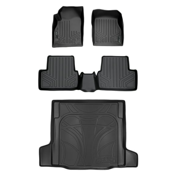 SMARTLINER 3 Rows Custom Fit Floor Liners Compatible with 2011 - 2015 Chevrolet Cruze
