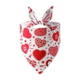 thumbnail image 2 of Pañuelo para perro Yuyangstore San Valentín bufanda triangular para perros, 2 of 8