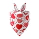 thumbnail image 2 of Pañuelo para perro Yuyangstore San Valentín bufanda triangular para perros, 2 of 8