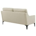 thumbnail image 4 of Modway Corland Upholstered Fabric Loveseat in Beige, 4 of 9