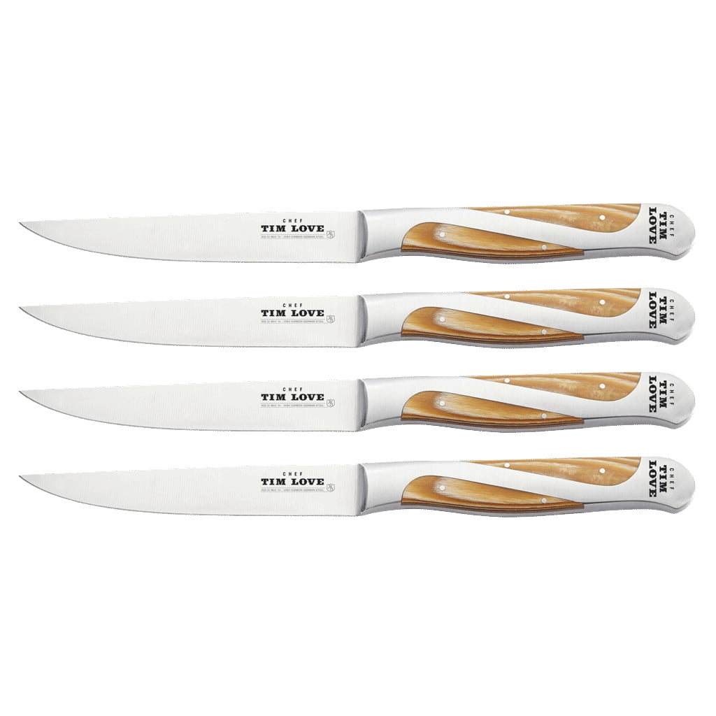 Hammer Stahl Tim Love 4 Piece Petite Steak Knife Set