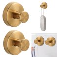 thumbnail image 4 of Ganchos Sin Taladro Con Ventosa Luxe Hold 2024 Nuevo Acero Inoxidable Al (4 Piezas Oro), 4 of 9