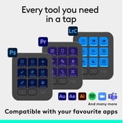 Logitech MX Creative Console Keypad & Dial Keyboard 920-012660