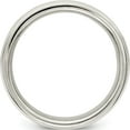 thumbnail image 2 of Sterling Silver Ss 6mm Polished Fancy Band Size 7 Made In United States qwb119-7, 2 of 5