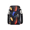 thumbnail image 1 of Factory Direct Crossbody Mobile Phone Bag Vertical Fabric Mini Small Bag Wrist Arm Mobile Phone Bag Three-Layer Coin Wallet, 1 of 7