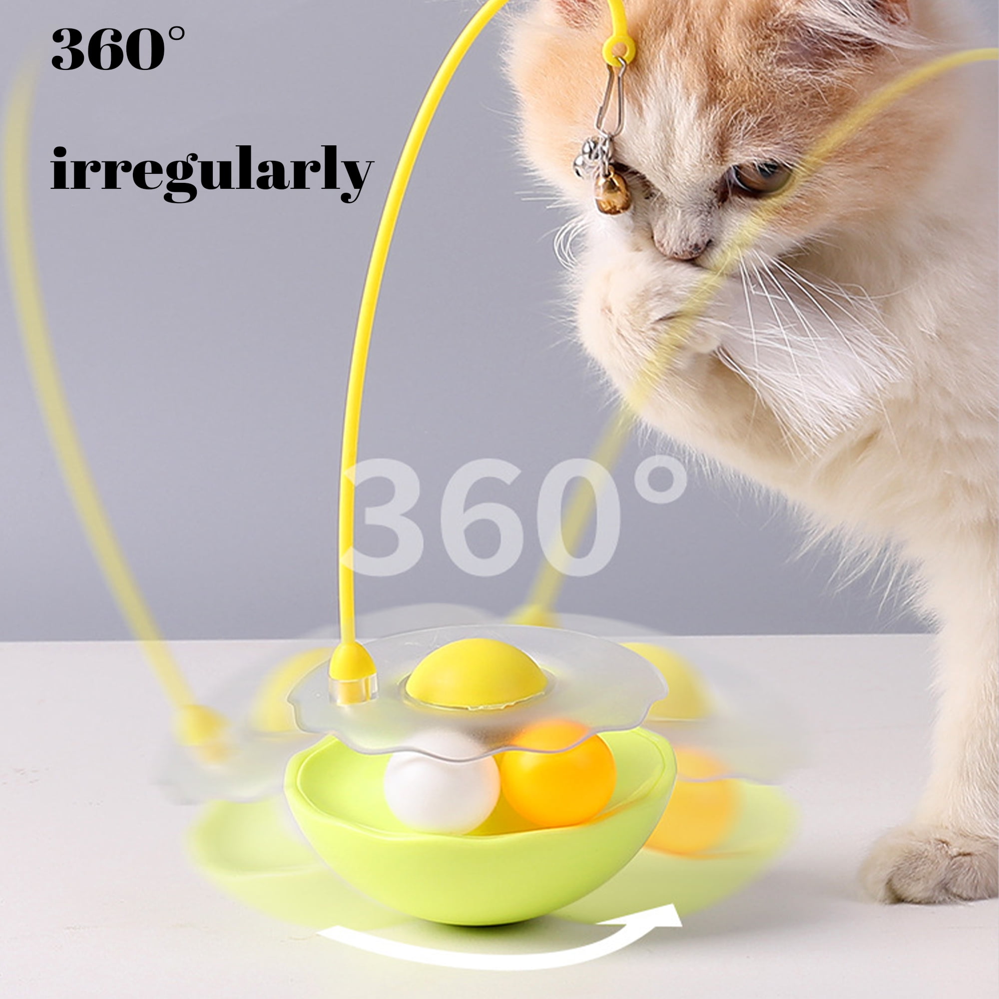 Cat Toys Cat Play Stick Kitten Toy Set Indoor Cat Interactive Tumbler Cat Feather Toy Pet Supplies Birthday Gift