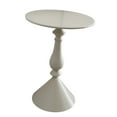 thumbnail image 2 of Elodie Table d'Appoint Petite Table d'Extrémité Table à Boisson pour Hôtel Intérieur et Extérieur Blanc, 2 of 8