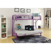Acme Eclipse Twin over Full and Futon Bunk Bed in Purple