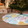 thumbnail image 6 of Yiaed Zebra Colourful Print Christmas Tree Skirt , Tree SkirtsTree Mat for Christmas Winter Holiday Indoor Decorations-48", 6 of 7