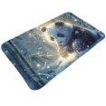 thumbnail image 3 of Bathroom Rugs Non Slip Washable - Snowy Panda Kitchen Mats for Floor, Area Rugs for Entryway Rugs Indoor, Laundry Bathroom Room Door Rug with Rubber Backing 20x31.5in, 3 of 8