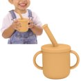 thumbnail image 4 of Taza De Pajita Para BebéTaza De Silicona A Prueba De Derrames Para Niños PequeñosTapa Extraíble 2 En 1Fácil De LimpiarIrrompible Para Niños De 6 Meses En Adelante ANGGREK Otros, 4 of 8