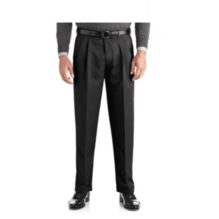 Mens Adjustable Trouser Stretch Waist Formal Smart Work Pants