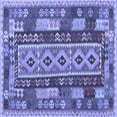 thumbnail image 1 of Ahgly Company Indoor Square Southwestern Blue Country Area Rugs, 6' Square, 1 of 4