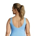thumbnail image 2 of Lands' End Women's Plus Size DDD-Cup Chlorine Resistant Scoop Neck Soft Cup Tugless One Piece Swimsuit Print, 2 of 3