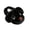 Black, variant on ABSUYY Boys Girls Bunny Slippers, Fuzzy Warm House Shoes, Non-Slip Indoor Slippers, Pink,Size 11.5 Little Kid