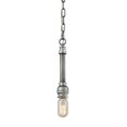 thumbnail image 1 of Ampoule Exposée une Lampe Mini Pendentif avec Tuyau en Fonte - Style Steampunk, 1 of 1