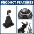 thumbnail image 4 of Pomo de cambio de marcha único Bargains con cubierta 6 velocidades para VW Golf Mk7 GTI 2013-2018 de plástico, 4 of 6