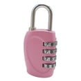 thumbnail image 1 of GZQJFMY Combination Lock 1 Pack 4 Digit Waterproof Locker Locks Secure Outdoor Padlock for Gym Lockers,Toolboxes,Gates,Fences,Storage,Sports Locker,Cabinets (Pink), 1 of 8