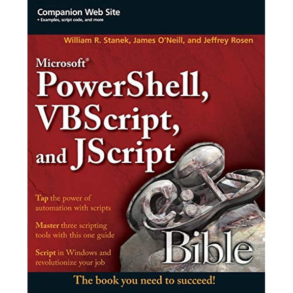 Pre-Owned Microsoft Powershell, VBScript and JScript Bible (Paperback) 0470386800 9780470386804