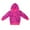 Hot Pink, variant on Girls Jacket Sparkly Performance Loose Fitting Baseball Style Outerwear for Stage and Casual Use 100 Size Black