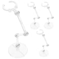 thumbnail image 1 of Miangastore 4pcs Sturdy Action Figure Display Shelf Plastic Model Figurine Stand Household Model Rack, 1 of 8