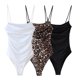 thumbnail image 2 of HH TRAF Mono de verano para mujer, informal, con pliegues, decoración, sin espalda, sexy, con tirantes, mono de mujer liso sin mangas, ropa de playa, mono para mujer, 2 of 4