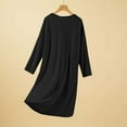 thumbnail image 6 of Paiwinds Women‘s Long Sleeve Loose Nightgown with Belt - Nylon Spandex Blend Bathrobe for Home Lounging, Comfortable and Breathable Sleepwear, Free Size, 6 of 6
