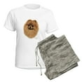 thumbnail image 5 of CafePress - Pomeranian Women's Light Pajamas - Women's Short Sleeve Print T-Shirt and Pants Light Cotton Pajama Set, 5 of 7