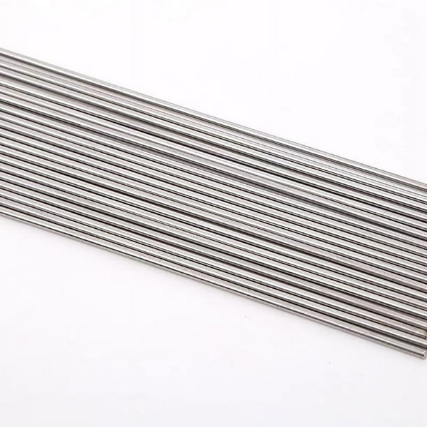Alambre de Resorte de Acero Inoxidable 20 Piezas 500 mm, Alambre de Resorte de Acero Inoxidable, Alambre Duro, Alambre Recto, 1,3 mm