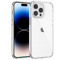 Shamo's Compatible with iPhone 14 Pro Case, Clear Cases Shockproof with TPU Silicone Bumpers Anti-Scratch Cover, Transparent HD Clear [ Anti Yellowing ]