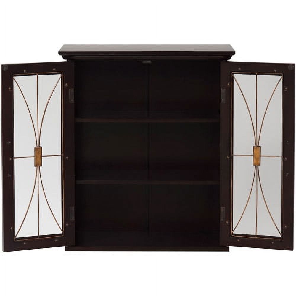 Elegant Home Fashions Alma Wall Cabinet, Espresso - image 2 of 3