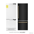 thumbnail image 2 of ZLINE KITCHEN AND BATH RBIVZBS30G bottom freezer built in refrigerator, 2 of 5
