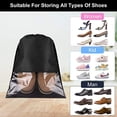 thumbnail image 4 of 20-Pack Waterproof Portable Travel Shoe Bags with Handle for Men and Women, Assorted Colors, 4 of 5