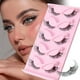 thumbnail image 2 of Pestañas de ojo de zorro Pestañas postizas de ojo de gato tenues Pestañas de aspecto natural con forma de ala de ángel que parecen extensiones Pestañas de visón sintético Pestañas postizas, 2 of 5
