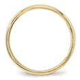 thumbnail image 2 of 10KY 4mm LTW Milgrain Half Round Band Size 6.5 in 10k Yellow Gold, 2 of 3