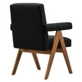 thumbnail image 5 of Modway Lyra Boucle Fabric Dining Room Chair - Set of 2 in Black, 5 of 10