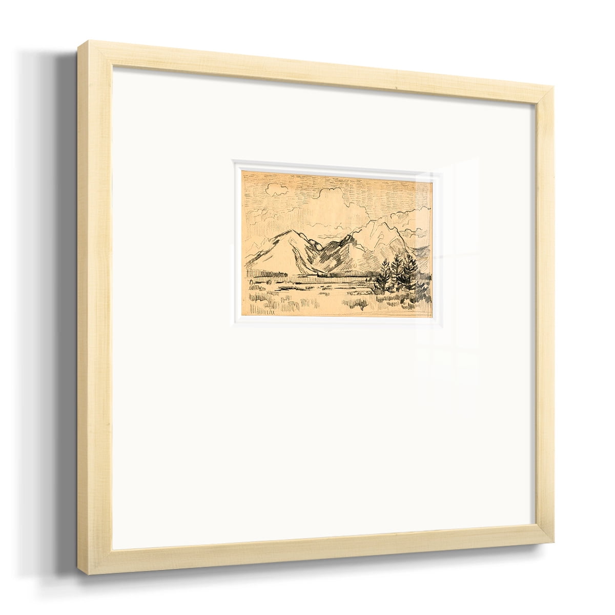 Hatched Horizon IIPremium Framed Print