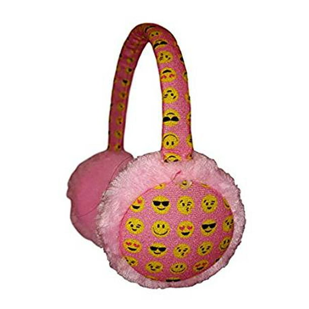 Fluffy Emoji Plush Earmuffs