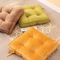 thumbnail image 4 of Yuarrent Cojín de asiento de silla de amplia aplicación para oficina en casa y viaje Cojín de silla y cómodo Decoración del hogar verde 43*43cm, 4 of 6