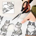 thumbnail image 6 of Yayeee Faucet Mat for Kitchen Sink 30" Diatomite Long Splash Guard Pad, Gray Cute Chubby Cat, 6 of 7