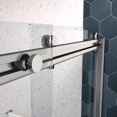 thumbnail image 4 of JimsMaison 56-60" W x 74" H Double Sliding Frameless Shower Door with 5/16'' (8mm) Tempered Glass, Chrome, 4 of 11