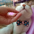 thumbnail image 5 of Lindo collar de pajarita para gato con cascabel, ajustable, con cierre de seguridad, accesorios de aseo para mascotas, suministros para gatos esfinge de pelo corto, 5 of 5