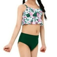 thumbnail image 1 of Traje de baño familiar a juego para mamá y yo, bañador con volantes para mujer, bikini para niños y bebés, 1 of 6