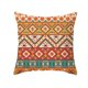 thumbnail image 2 of Funda de almohada de terciopelo piel de melocotón con patrón geométrico bohemio funda de almohada vintage, 2 of 7