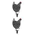 thumbnail image 2 of Matsuzay 1 pieza de estaca de pollo, arte de patio, estaca de hueca acrílica, decoración impermeable para césped y jardín D 2piezas Matsuzay CBP152809, 2 of 6