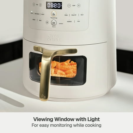 Thyme & Table 6QT Air Fryer, Sand White