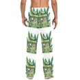 thumbnail image 5 of Green Shop Mens Pajama Pants Cotton Elastic Waistband Lounge Sleep Pajama Bottoms Pj with Pocket, 5 of 7