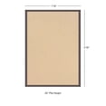 thumbnail image 3 of Contemporary Home Living 1.75' x 2.75' Tufted Solid Bordered Area Throw Rug - Brown and Slate Gray, 3 of 4