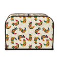 thumbnail image 2 of Daiia Boho Chicken Pattern 4 slice Toaster Cover, Toaster Appliance Dust-proof Cover For Kitchen Small Appliance Dust Cover and Fingerprint Protection, 2 of 7